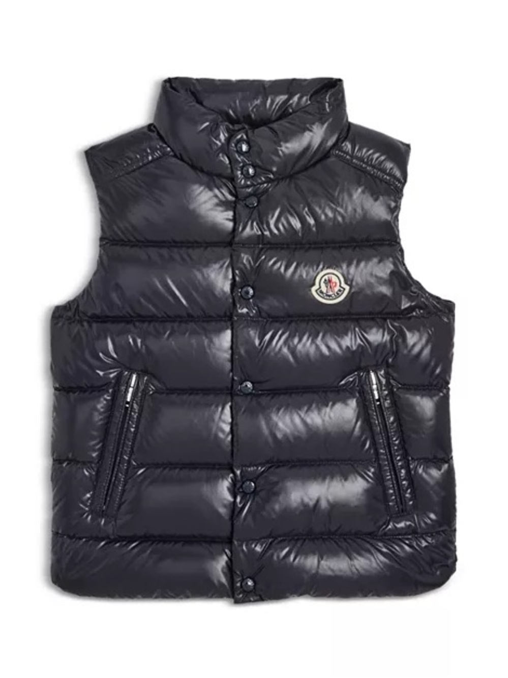 Moncler Navy Quilted Down Vest - Sleeveless Puffer